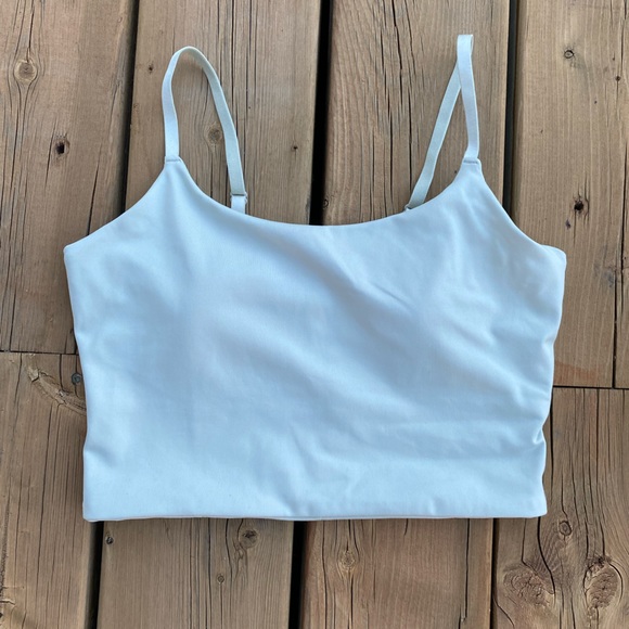 H&M Tops - H&M SPORT Mint Green Workout Top Build in Bra